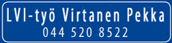 LVI-työ Virtanen Pekka logo